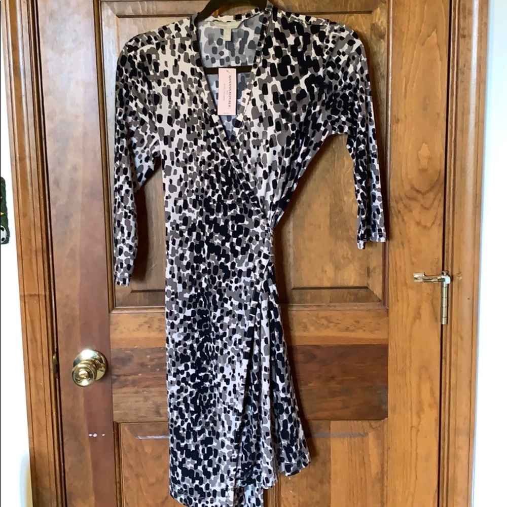 Banana republic wrap dress